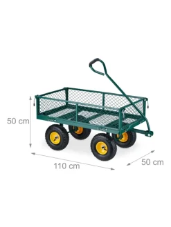 Handwagen in Grün