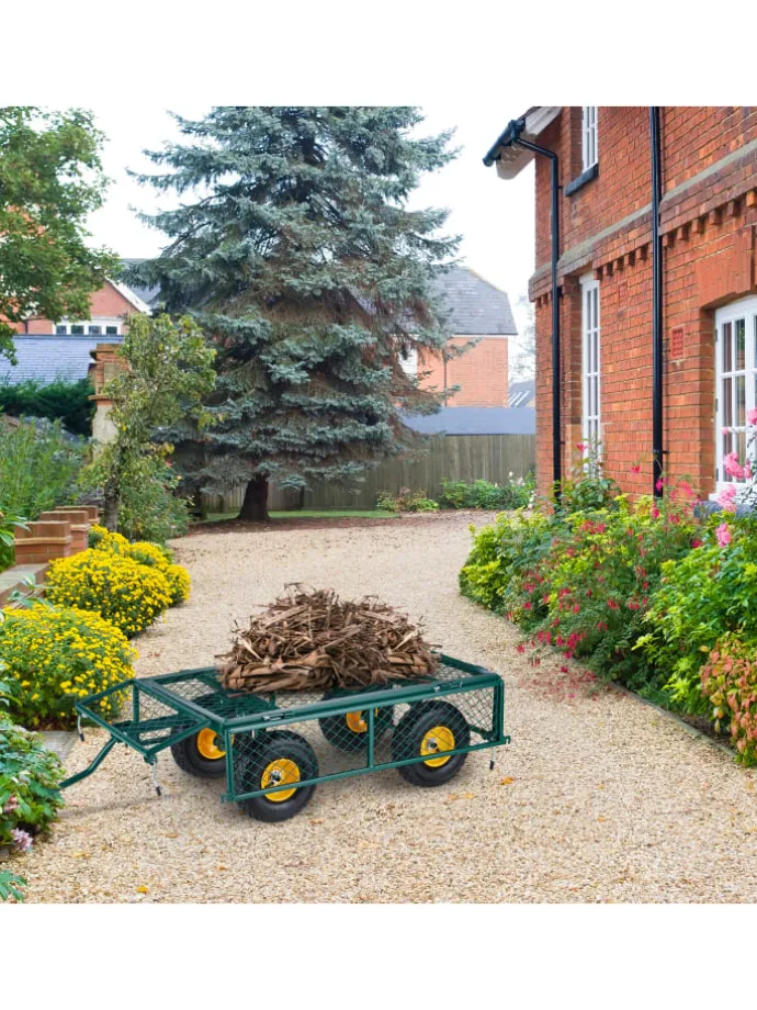 Handwagen in Grün