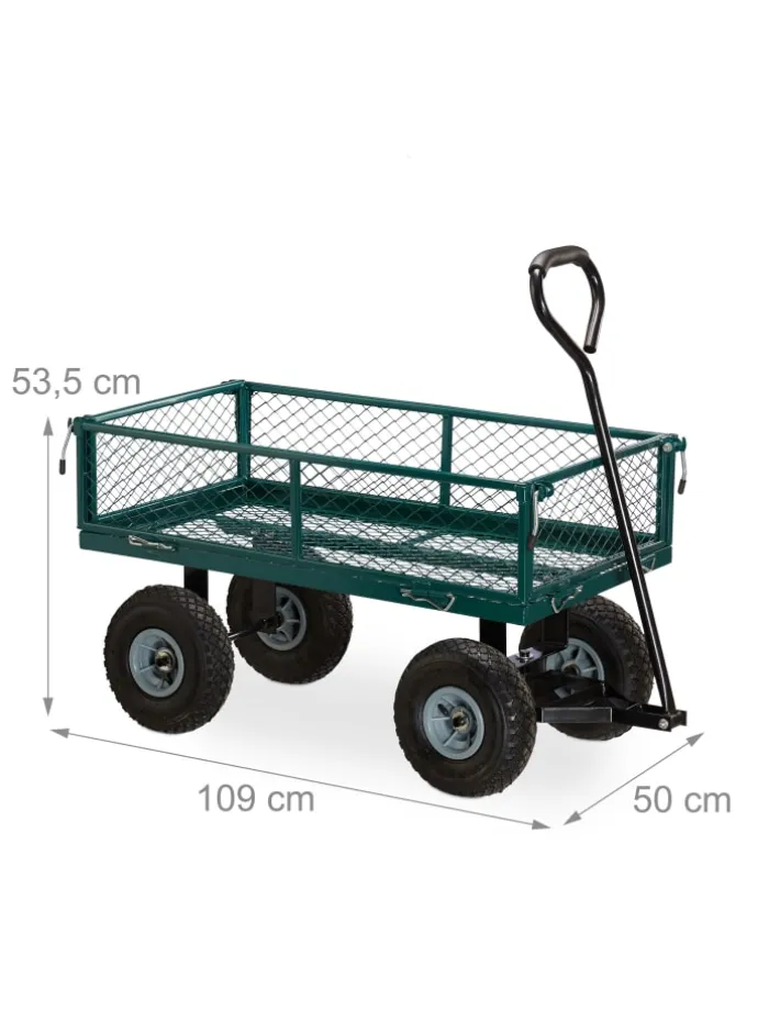 Handwagen in Grün