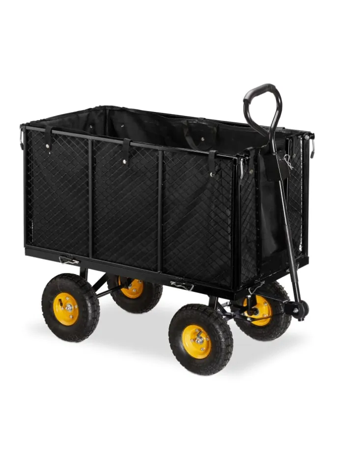 Handwagen in Schwarz