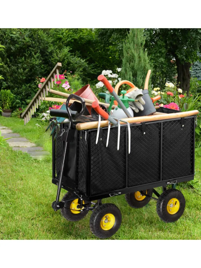 Handwagen in Schwarz