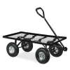 Handwagen in Schwarz - (B)51 x (H)34,5 x (T)96 cm
