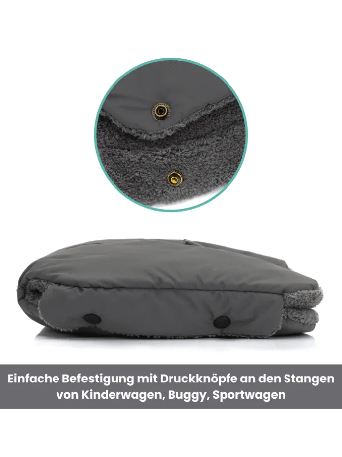 Handwärmer Kalix Teddy Exklusiv in Grau