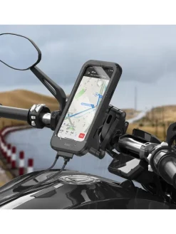 Handyhalterung Fahrrad Motorrad Lenker schwarz