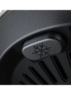 Handyhalterung mit induktivem Laden mit Lüftungsventilator – Schwarz