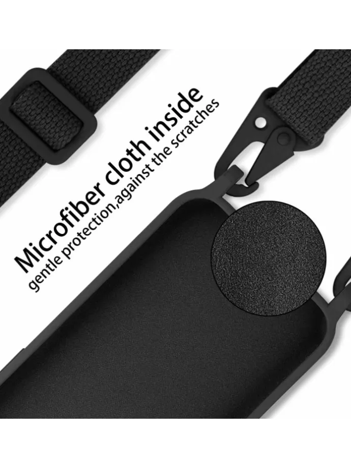Handykette für Apple iPhone 11 PRO MAX Hülle in LIQUID SCHWARZ
