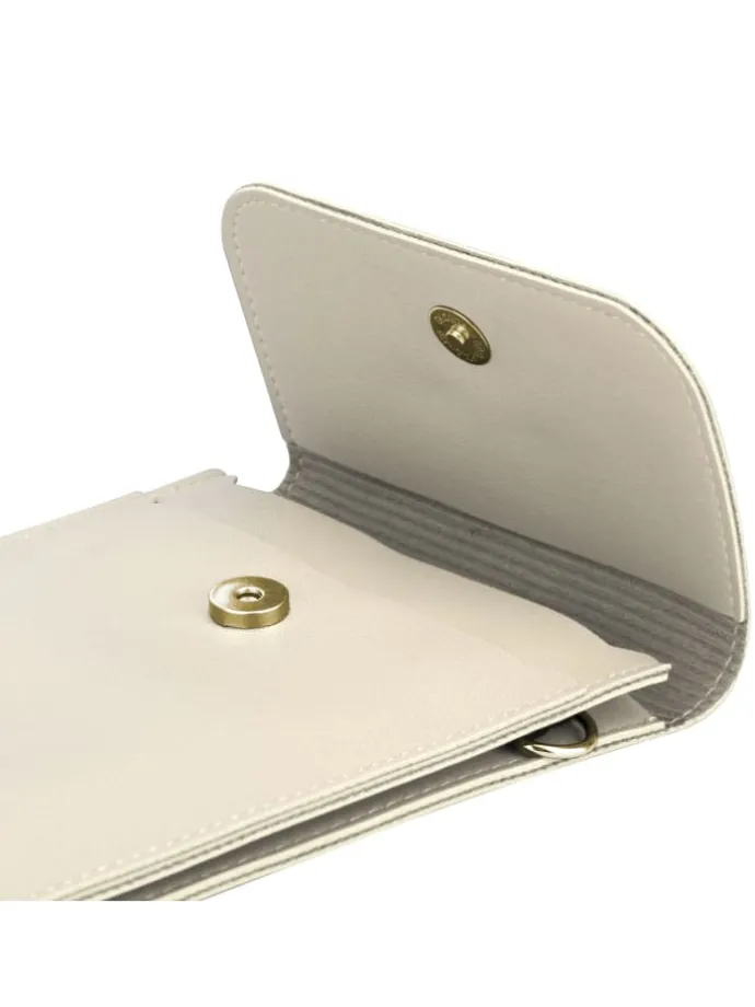Handytasche für Apple iPhone 13 MINI Hülle Umhängetasche in Weiss