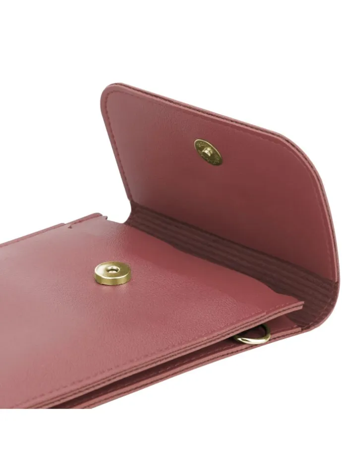 Handytasche für Apple iPhone 13 Hülle Umhängetasche in Pink