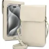 Handytasche für Apple iPhone 17 PRO MAX Hülle Umhängetasche in Weiss
