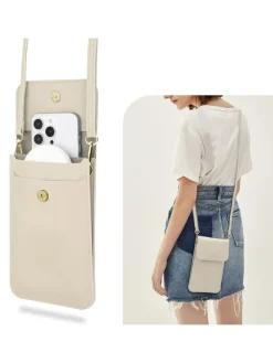 Handytasche für Samsung Galaxy J2 2015 Hülle Umhängetasche in Weiss