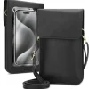 Handytasche für Samsung Galaxy A70e Hülle Umhängetasche in Schwarz