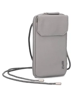 Handytasche in Grau - (B)10 x (H)19 x (T)3 cm