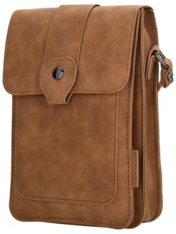 Handytasche in Hellbraun - (B)13 x (H)19 x (T)3 cm
