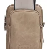 Handytasche "Malaga" in Beige - (B)12,5 x (H)19,5 x (T)2,5 cm