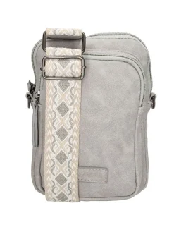 Handytasche "Malaga" in Grau - (B)12 x (H)19 x (T)2 cm