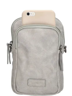 Handytasche "Malaga" in Grau - (B)12 x (H)19 x (T)2 cm