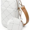 Handytasche "Monogram" in Weiß - (B)11 x (H)19 x (T)4 cm