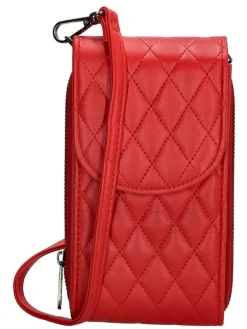 Handytasche "Rebelle" in Rot - (B)10 x (H)19 x (T)4 cm