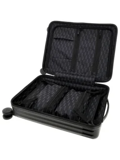 Hardcase-Trolley in Schwarz - (B)38 x (H)54 x (T)21 cm