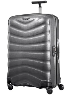 Hardcase-Trolley in Silber - (B)47 x (H)69 x (T)29 cm