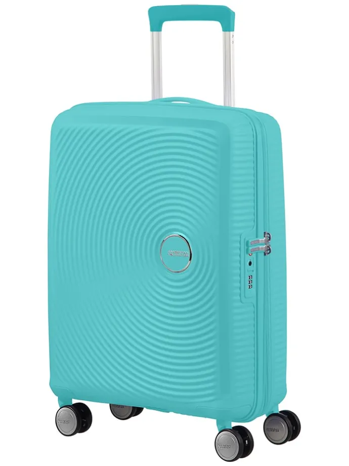 Hardcase-Trolley in Türkis - (B)40 x (H)55 x (T)20 cm