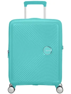 Hardcase-Trolley in Türkis - (B)40 x (H)55 x (T)20 cm