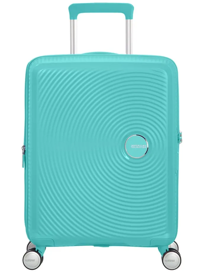 Hardcase-Trolley in Türkis - (B)40 x (H)55 x (T)20 cm