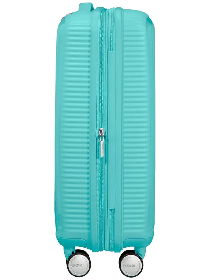 Hardcase-Trolley in Türkis - (B)40 x (H)55 x (T)20 cm