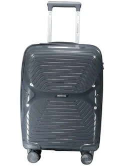 Hardcase-Trolley "Silkovette" in Dunkelgrau - (B)34 x (H)53 x (T)21 cm