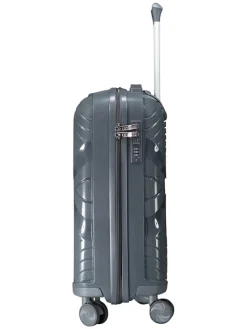Hardcase-Trolley "Silkovette" in Dunkelgrau - (B)34 x (H)53 x (T)21 cm