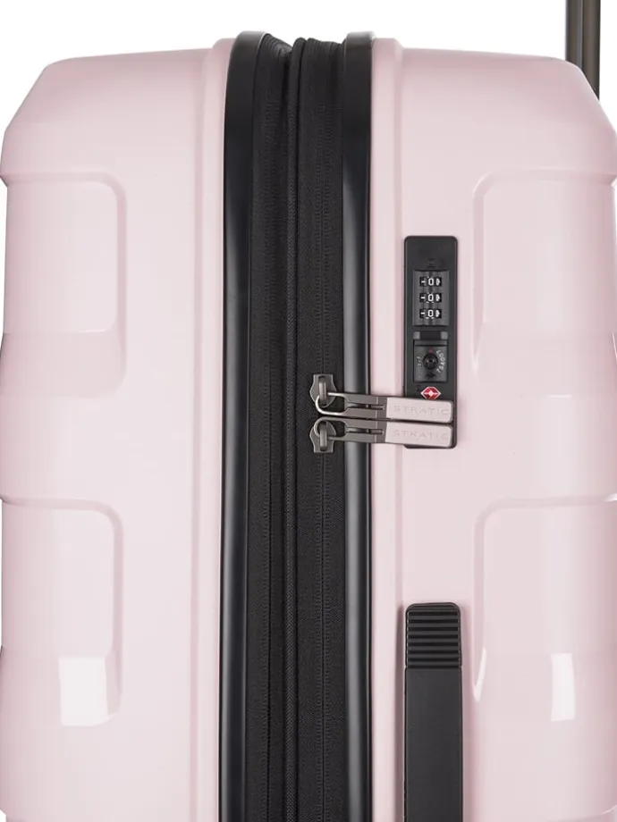 Hardcase-Trolley "Straw+" in Rosa - (B)51 x (H)76 x (T)31 cm