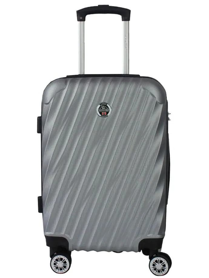 Hardcase-Trolley "Sweapeak" in Silber - (B)34 x (H)53 x (T)21 cm