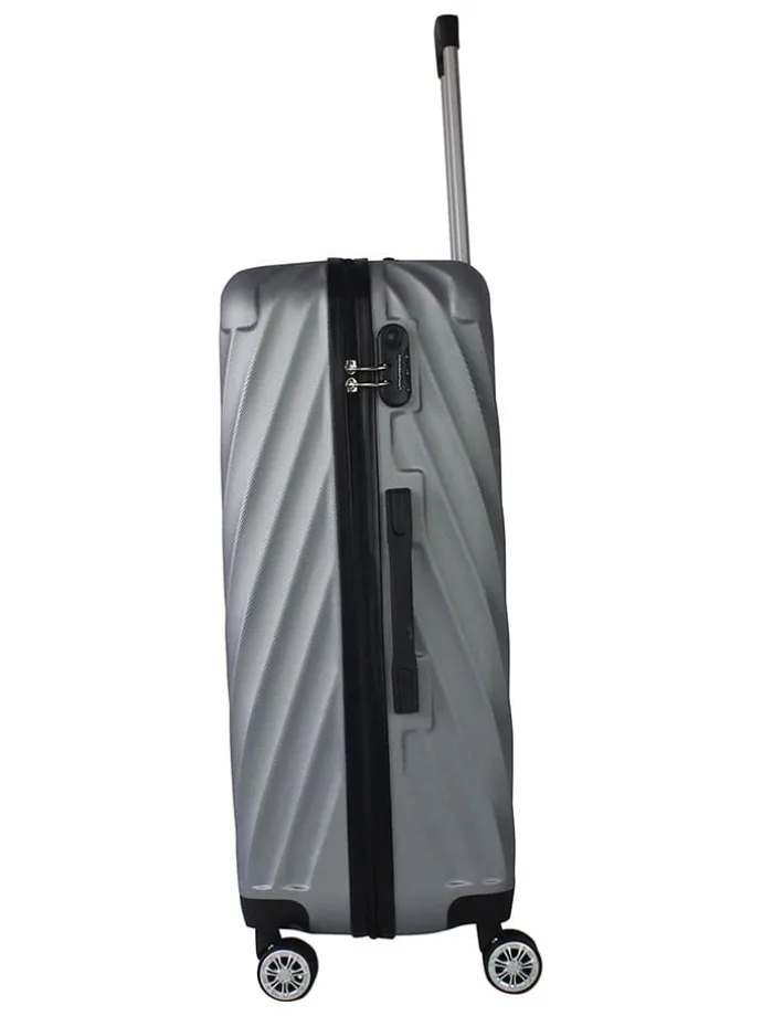 Hardcase-Trolley "Sweapeak" in Silber - (B)34 x (H)53 x (T)21 cm