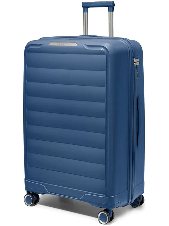 Hardcase-Trolley "Turin" in Dunkelblau - (B)51 x (H)75 x (T)29 cm