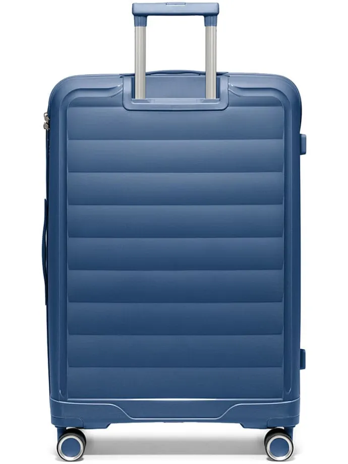 Hardcase-Trolley "Turin" in Dunkelblau - (B)51 x (H)75 x (T)29 cm