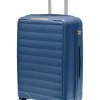 Hardcase-Trolley "Turin" in Dunkelblau - (B)45 x (H)65 x (T)26,5 cm