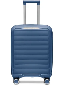 Hardcase-Trolley "Turin" in Dunkelblau - (B)39 x (H)54 x (T)21 cm