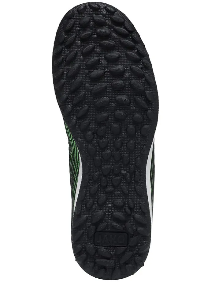 Hartplatz-Fußballschuhe "Skill" in Schwarz/ Grün