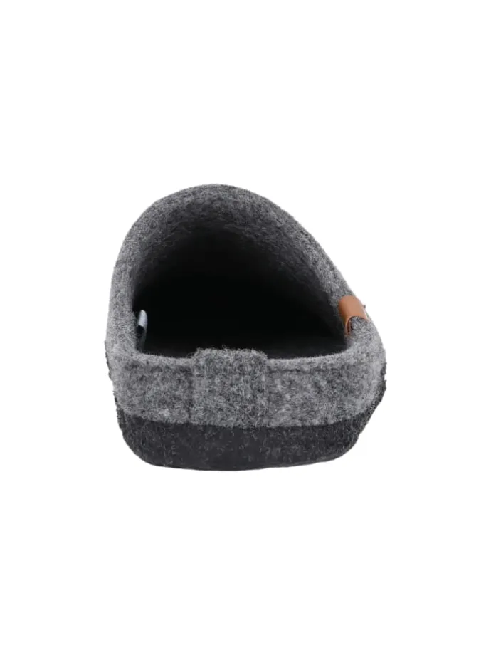 Hausschuh Tapai in 1011 Dark Grey Melange