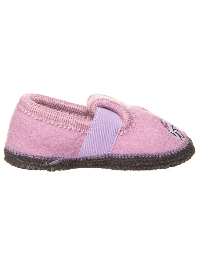 Hausschuhe "Bobby Einhorn" in Rosa