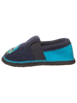 Hausschuhe "Bobby Floh" in Blau