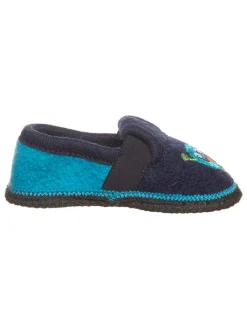 Hausschuhe "Bobby Floh" in Blau