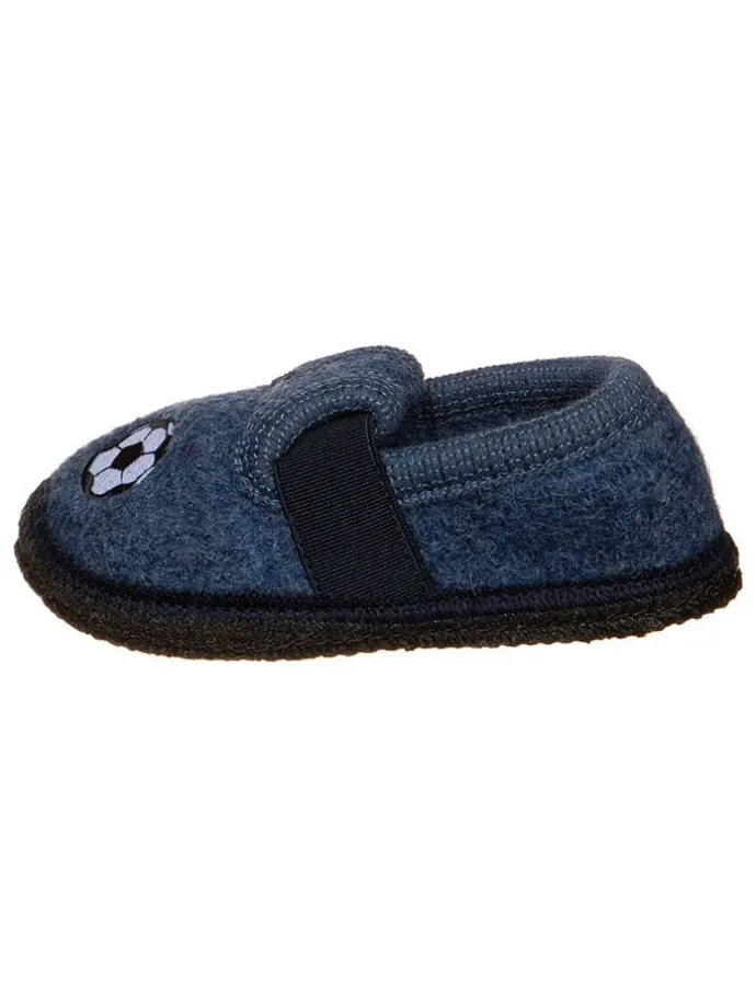 Hausschuhe "Bobby" in Blau