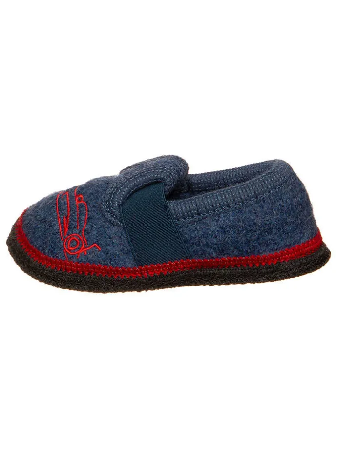 Hausschuhe "Bobby" in Blau