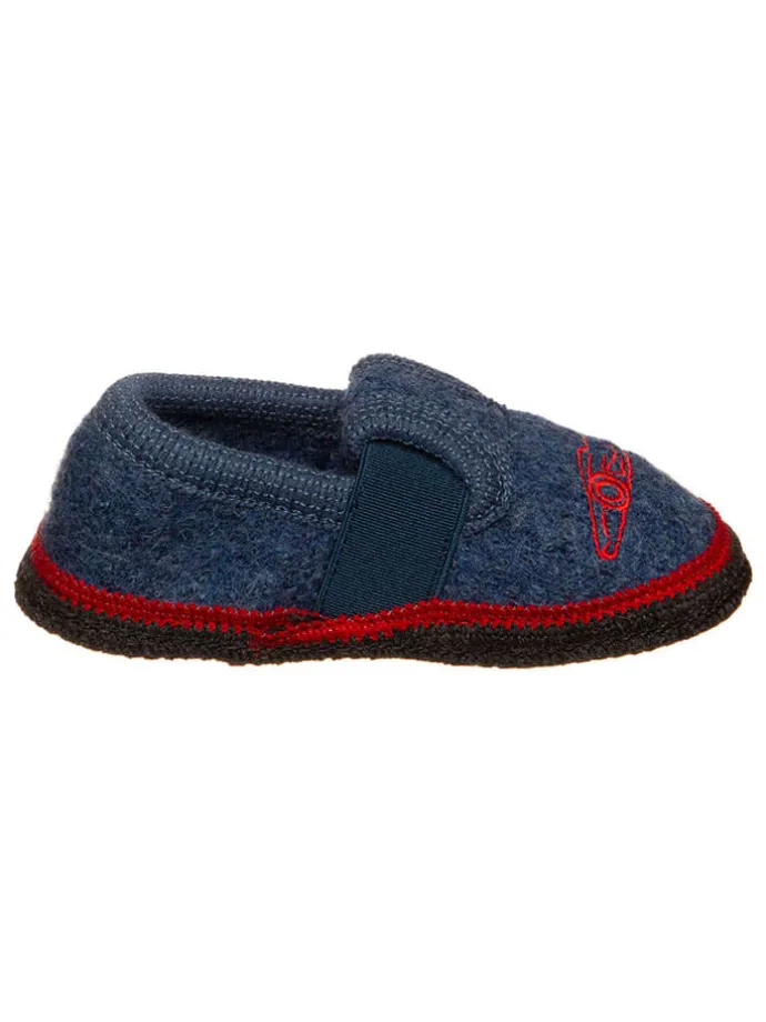 Hausschuhe "Bobby" in Blau