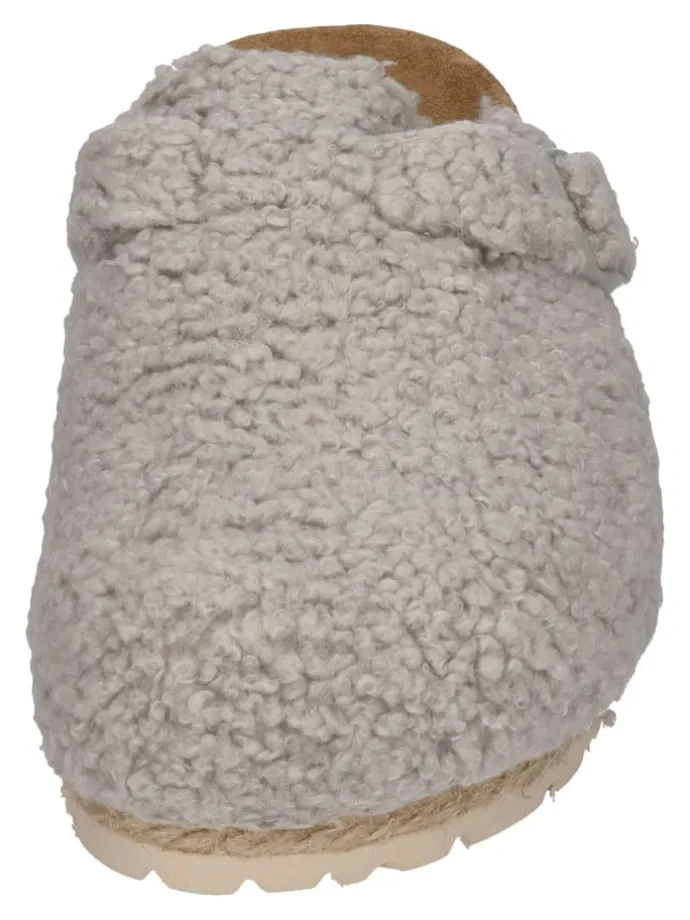 Hausschuhe CLOQ CURLY in grau