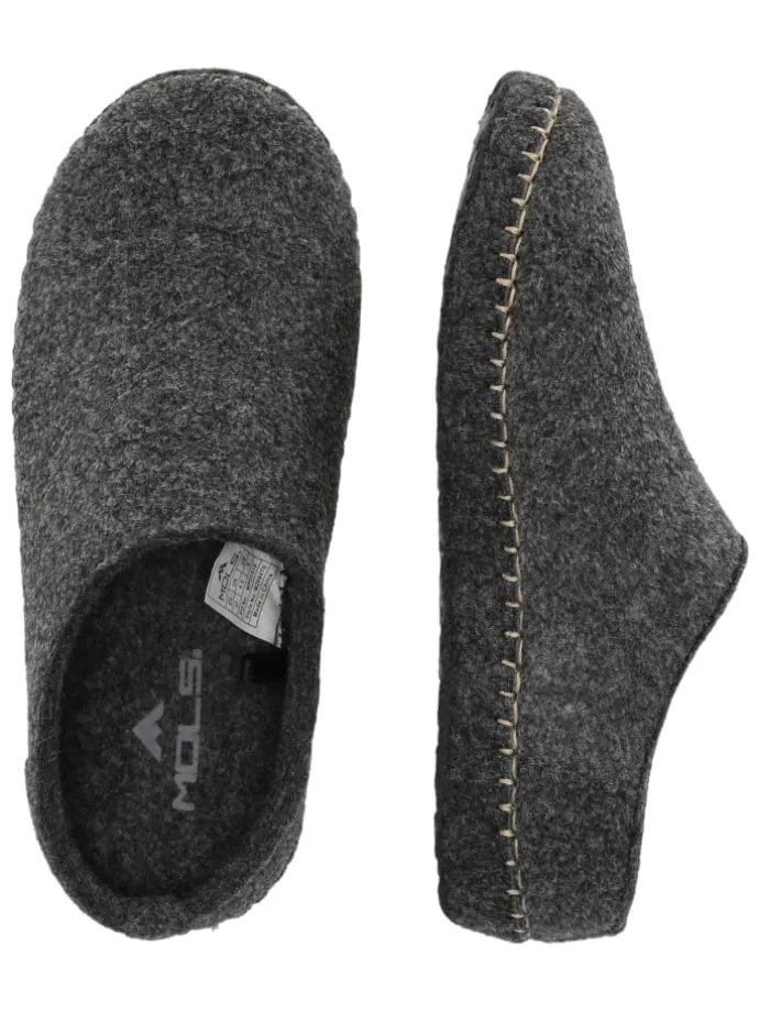 Hausschuhe Sinaka in 1011 Dark Grey Melange