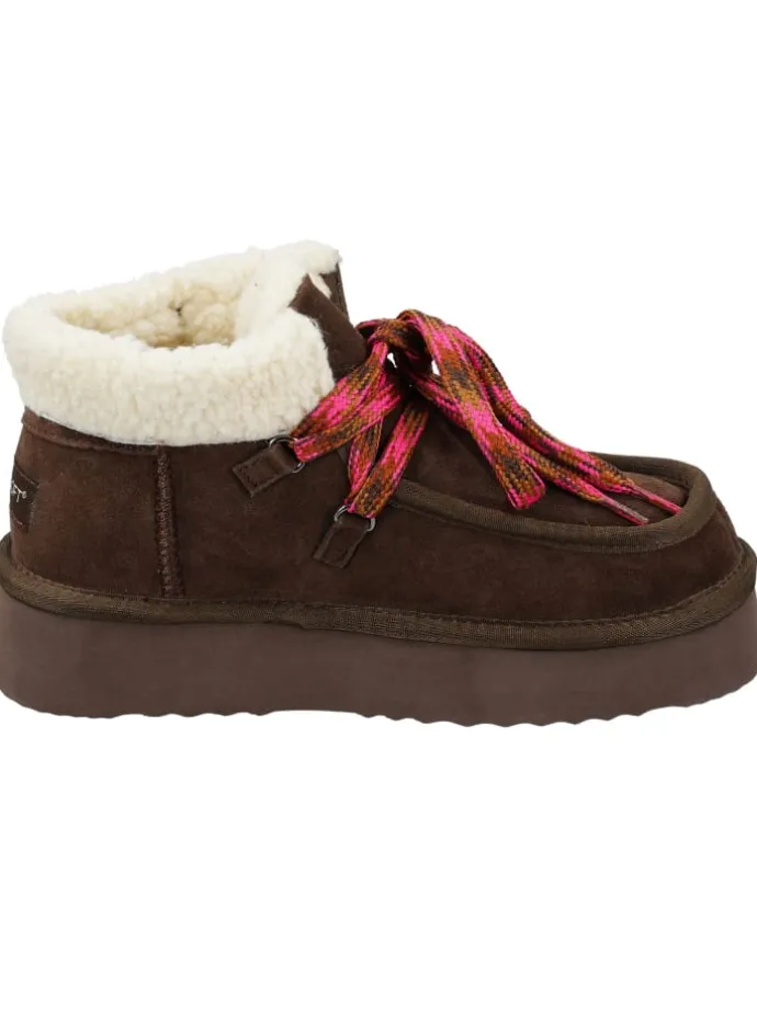 Hausschuhe Winterboots Bootee in Chocolate