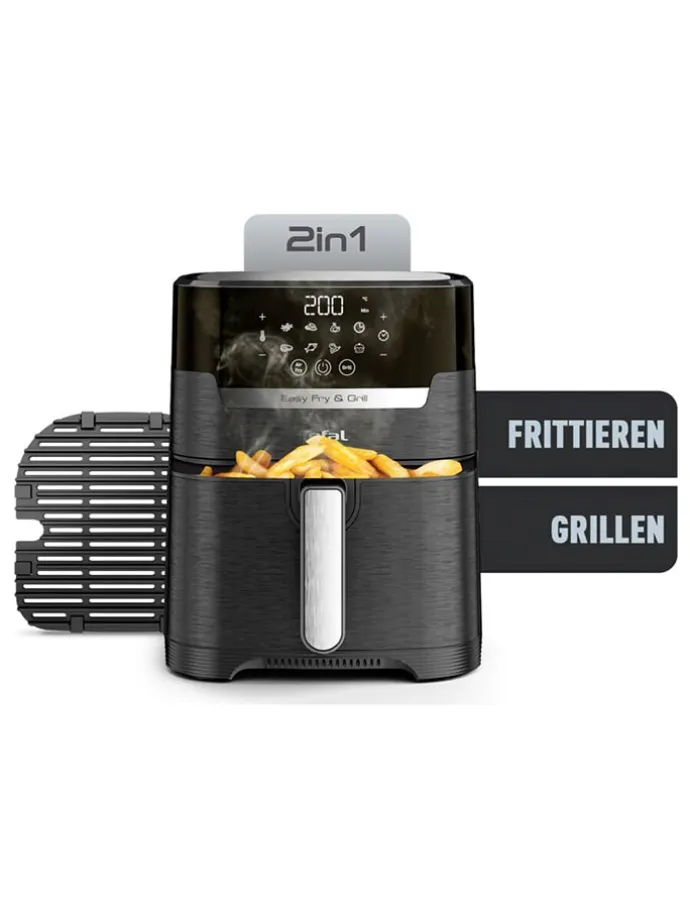 Heißluftfritteuse "Easy Fry & Grill XL Precision" in Schwarz - 4,2 l