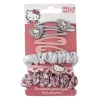 Hello Kitty 8-Stück Haaraccessoire für Alltag & Party in Mehrfarbig